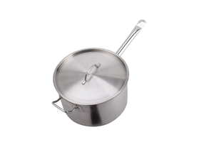 Beste Saucenpfanne mit tropffreiem Ausgießen aus Edelstahl