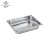 Perforierte japanische Gastronorm-Pfanne 1/2 65 mm tiefer Dampftisch zum Verkauf für Small's Cafe